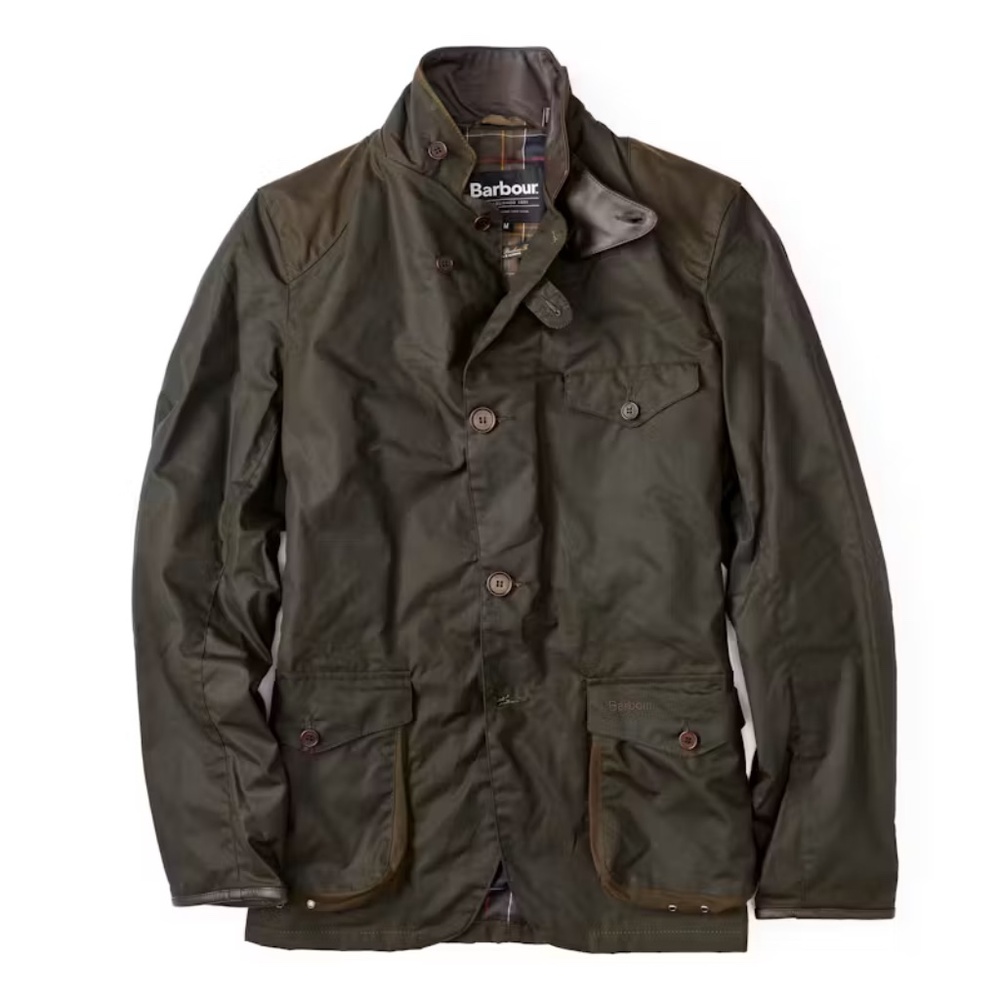 Barbour Beacon Waxed Blazer Jacket